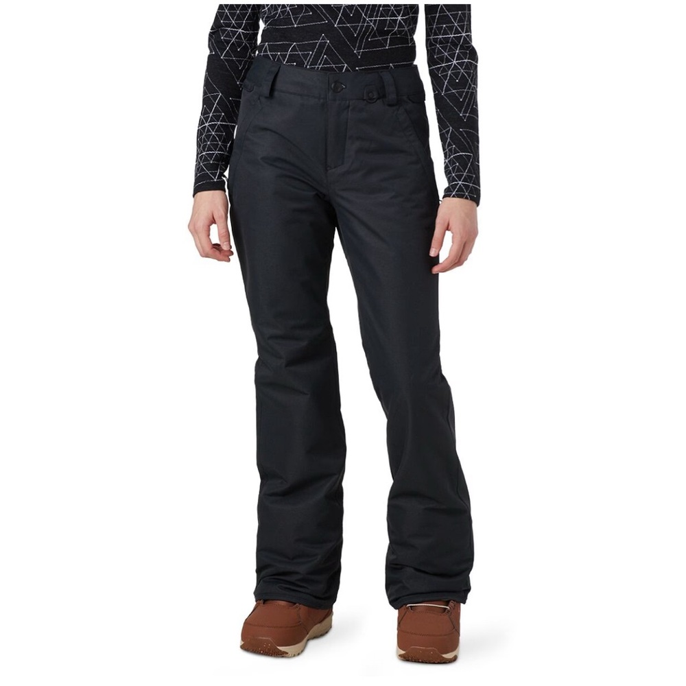 Women’s Black Snow Pants - Waterproof Winter Ski Trousers